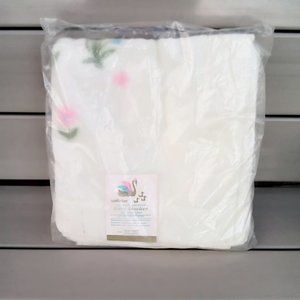 Vintage Toddletime Screen Printed Baby Blanket 36x50